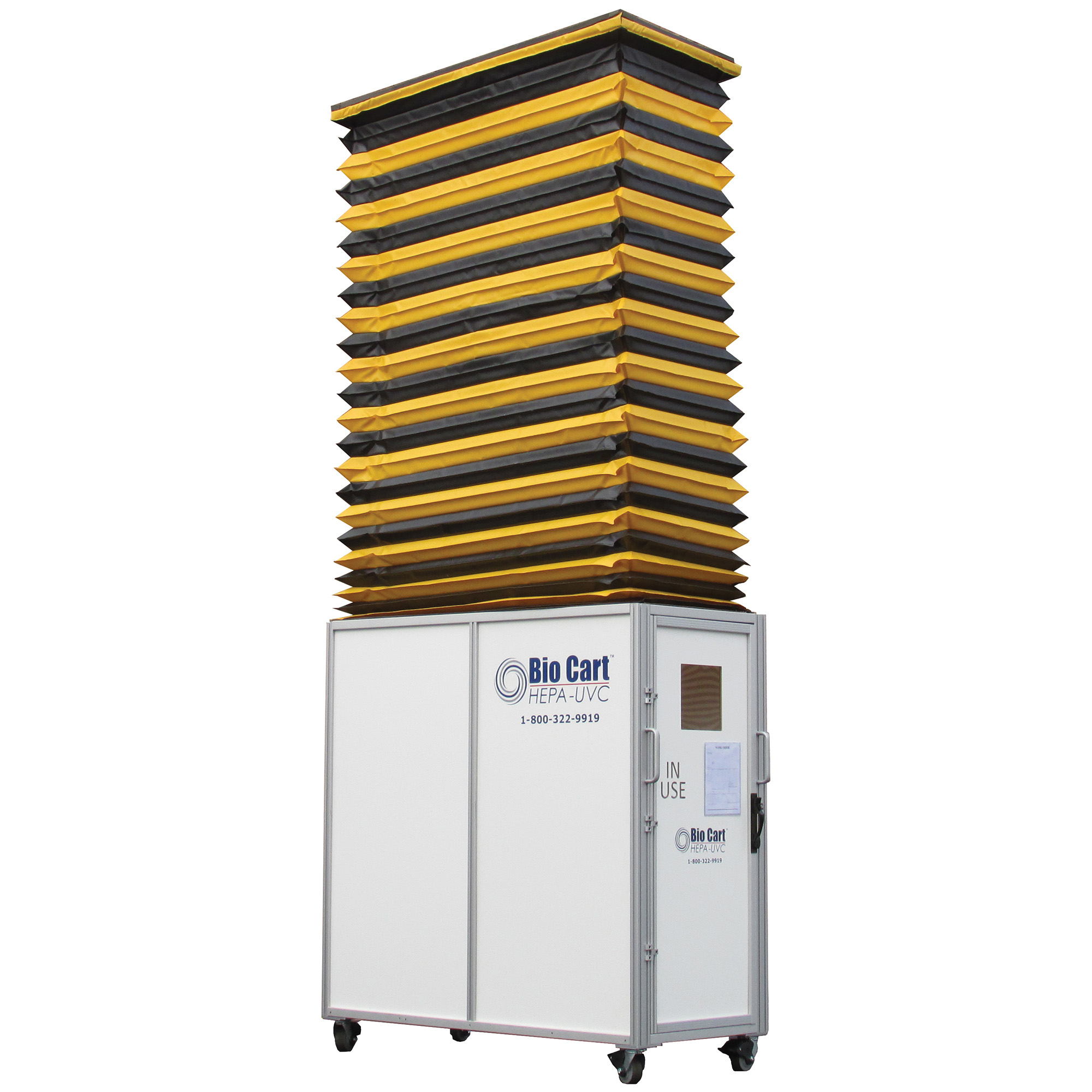Air-Care, Bio Cart 10 Hepa used in celilings up to 10ft., Air Flow 880 cfm, Model# FG0283